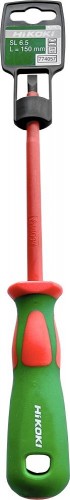 Отвертка шлицевая диэлектрическая HiKOKI SL 6.5х150MM 774057