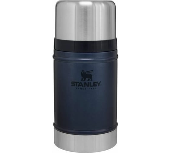 Термос для еды STANLEY Classic 0,7л. синий  10-07936-022