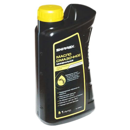 Масло для смазки цепи SNIRREX минеральное универсальное  1 л 33869 в Челябинске