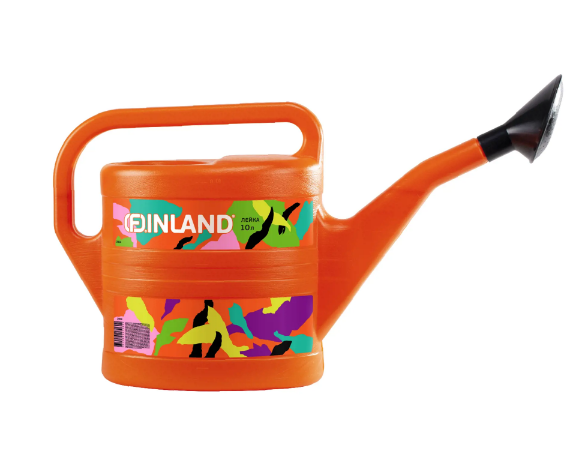 Лейка FINLAND оранжевая 10л. 2054