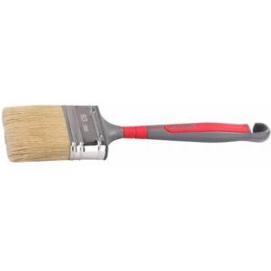 Кисть "Kraftool" ERGO плоская натур.щетина 60мм. 1-01021-60