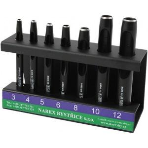 Набор пробойников "NAREX" 7 предметов 3,4,5,6,8,10,12мм.  854800