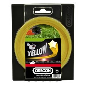 Леска триммерная "Oregon" STARLINE YELLOW 2,4х15м 99153Е звезда желтая в Челябинске