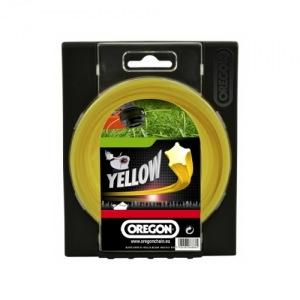 Леска триммерная "Oregon" STARLINE YELLOW 2,4х90м 99156Е звезда желтая в Челябинске