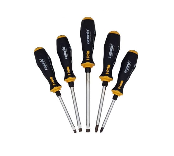 Набор отверток ударных Felo Ergonic SL/PH, 5 шт 45095248 в Челябинске 