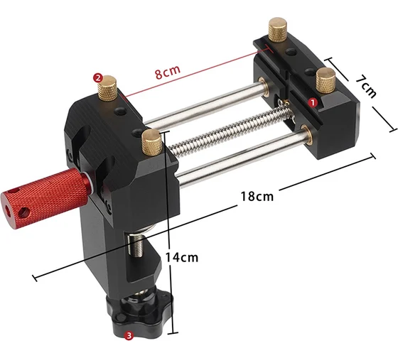 Верстачные прецизионные тиски WOODWORK CLM-070 в Челябинске