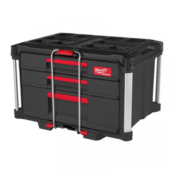 Ящик с 2+1 выдвижными отсеками Milwaukee PACKOUT 4932493190