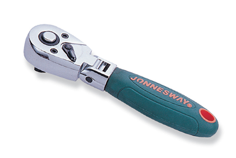 Трещотка с гибкой головкой JONNESWAY 1/4 125мм. 36зуб. R4202 048439 в Екатеринбурге 