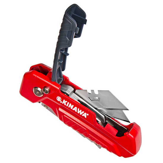 Нож складной OKINAWA DYNAMIC поворотное трапецивидное лезвие  2409 в Екатеринбурге 