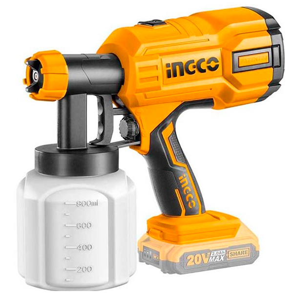Аккумуляторный краскопульт INGCO CSGLI20402 в Челябинске