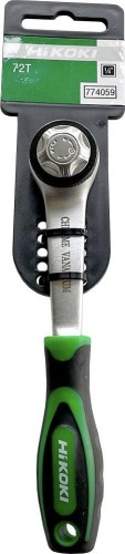 Рукоятка трещоточная храповая изогнутая 45T 1/4'' HiKOKI 774059
