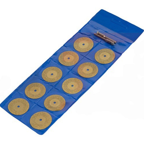 Набор алмазных дисков DLT TiN покрытие 30мм 10шт  1503 в Челябинске