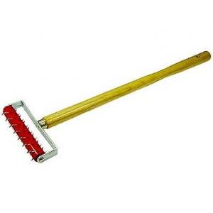 Валик игольчатый для гипсокартона "Matrix" 150мм дерев.ручка 87901