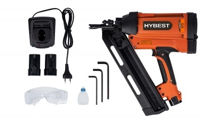 Аккумуляторный монтажный газовый пистолет Hybest GFN3490B  в Челябинске 