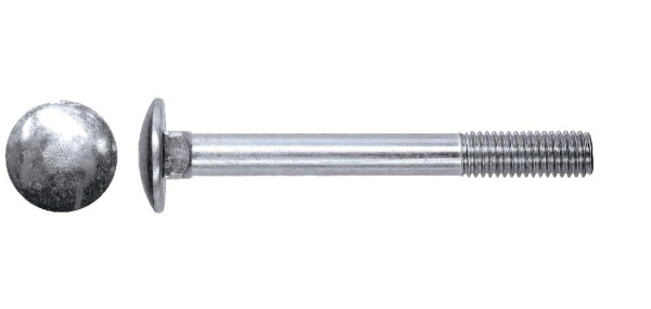 Болт мебельный М12х90 DIN603 (1шт)