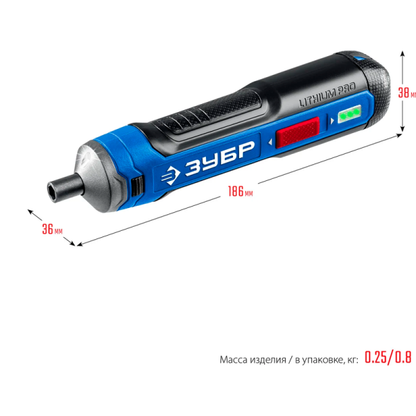 Отвертка аккумуляторная и биты ЗУБР  PSD-4S в Челябинске