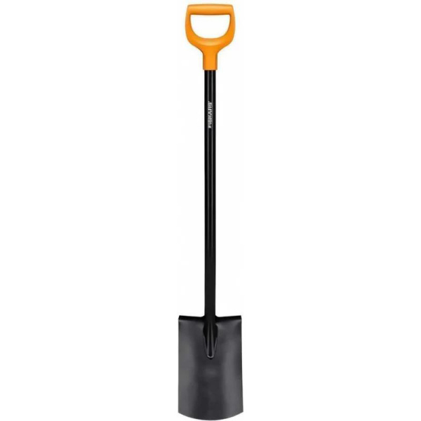 Лопата Fiskars штыковая с закругленным лезвием Solid  1066717