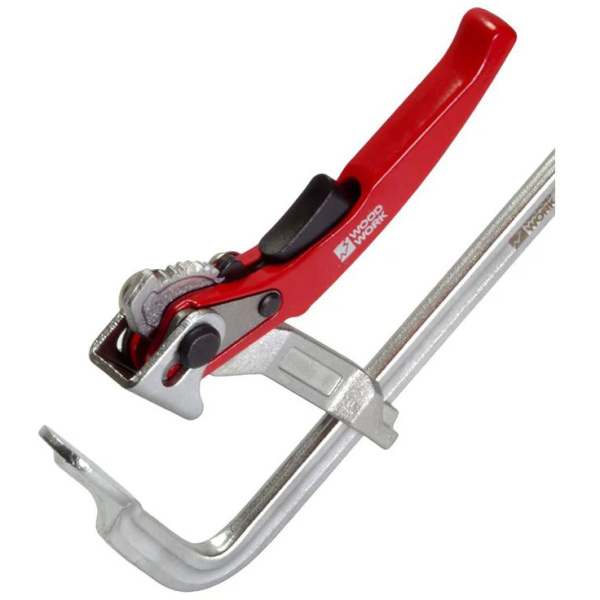 Струбцина кованая Woodwork F-тип 200x80 мм, c винтовой рукояткой HFC-2080 в Челябинске 