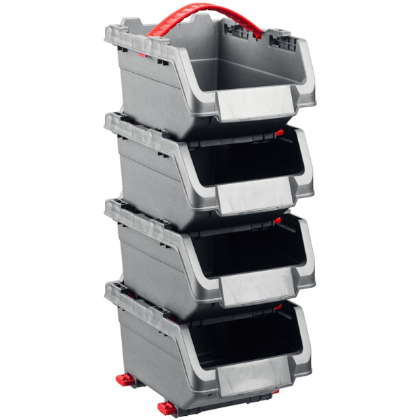 Лотки для хранения "Keter" Click Bins №2 11х15,5хh8,5см. 4шт.  17197117 в Челябинске