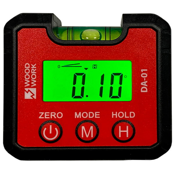 Уклономер цифровой магнитный с уровнем WoodWork DA-01