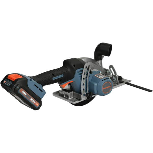 Циркулярная пила аккумуляторная SENIX PSCX2-M4-EU 20В б/щ 1 АКБ 4.0 Ач + ЗУ КЕЙС в Челябинске