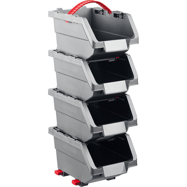 Лотки для хранения "Keter" Click Bins №3 15,5х22хh13,5см. 4шт.  17193661 в Челябинске