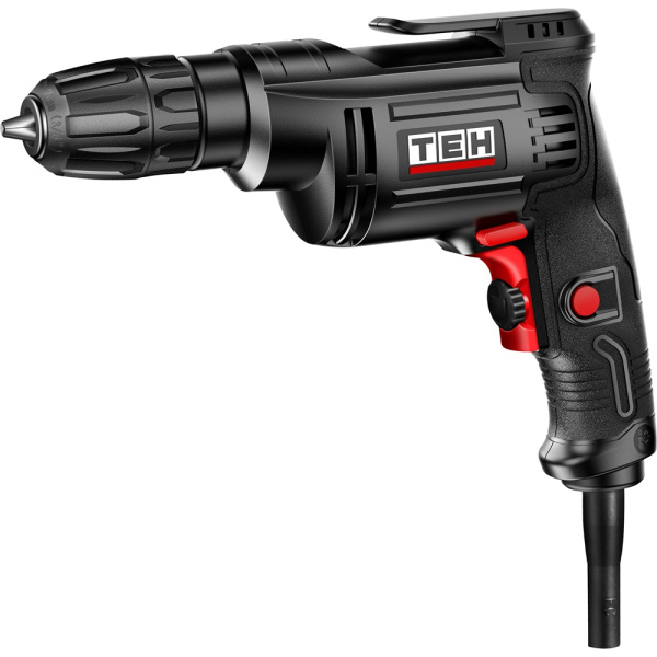 Дрель безударная TEH TD1005A Мощность 450 Вт., быстрозажимной патрон 10 мм. 0-3900 об\мин. Мах даметр св в Челябинске