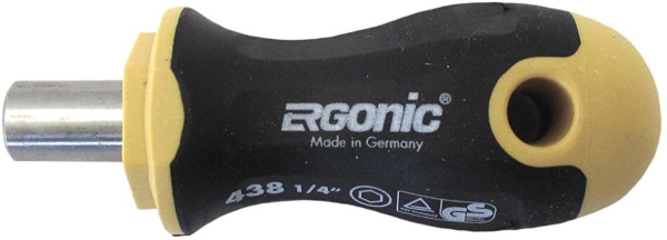 Отвертка под биты Felo Ergonic Stubby 1/4" 43802640