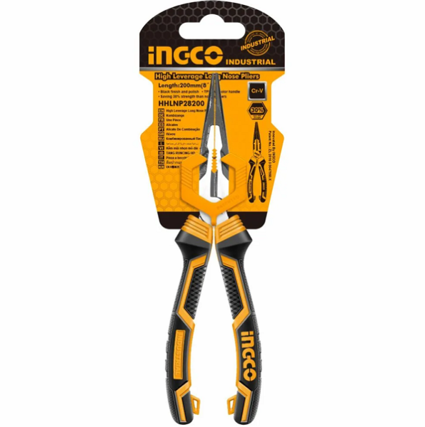 Тонкогубцы INGCO 200 мм INDUSTRIAL HHLNP28200 