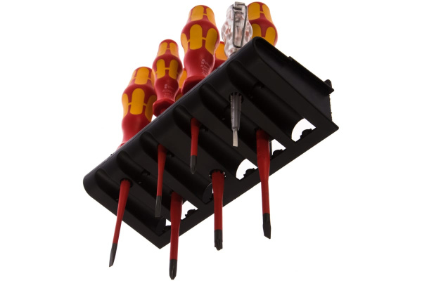 Набор отверток изолированных зауженных Wera 7пр. РН1,2,PZ2. SL3.3,5.4.5.5, тестер   WE-006480 в Челябинске 