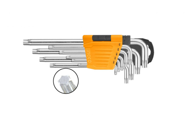 Набор шестигранных ключей INGCO INDUSTRIAL Torx  HHK13091  в Челябинске 