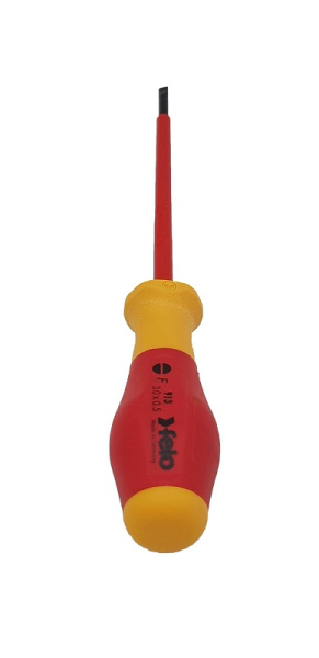 Отвертка диэлектрическая шлицевая Felo SL3,0x0,5x100 91303090 в Челябинске 