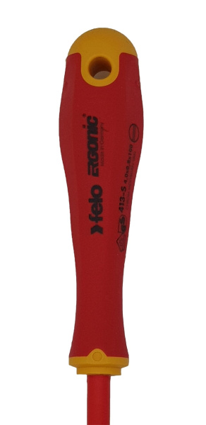 Отвертка диэлектрическая Felo SL 4,0х0,8 E-Slim Ergonic 41394090 в Челябинске 