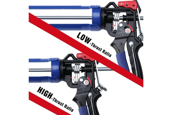 Пистолет для герметика скелетный поворотный WORKPRO WP224001 в Челябинске 