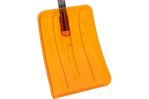 Лопата для уборки снега Сибртех поликарбонат, 270х360х840 мм, стальной черенок, усиленная 61673 в Челябинске 