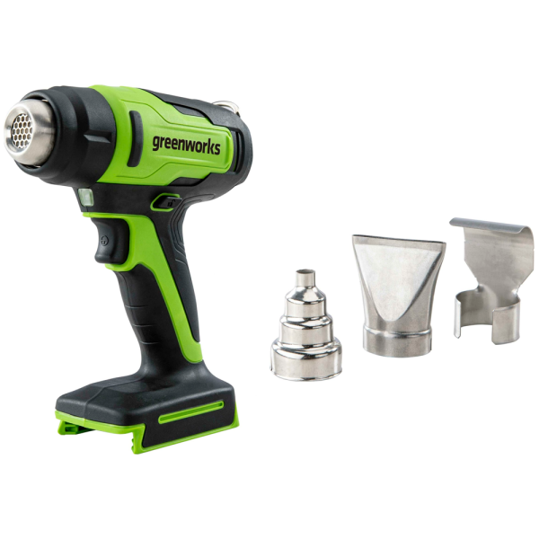 Фен строительный аккумуляторный Greenworks G24HG 3400207 в Челябинске