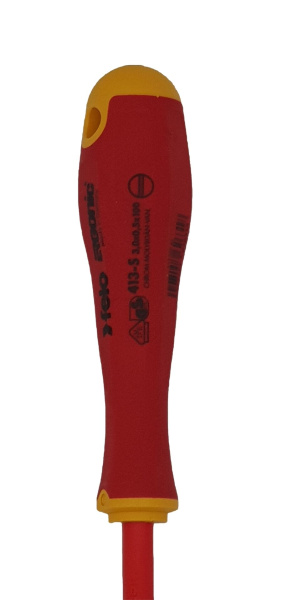 Отвертка диэлектрическая Felo SL 3,0х0,5 E-Slim Ergonic 41393090 в Челябинске 