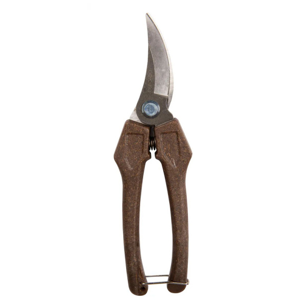 Секатор плоскостной 2462 OBRIGADO 190 мм, D15 мм, кокосовые рукоятки