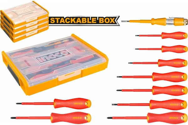 Набор диэлектрического инструмента INGCO 10 предметов  HKTV01S101