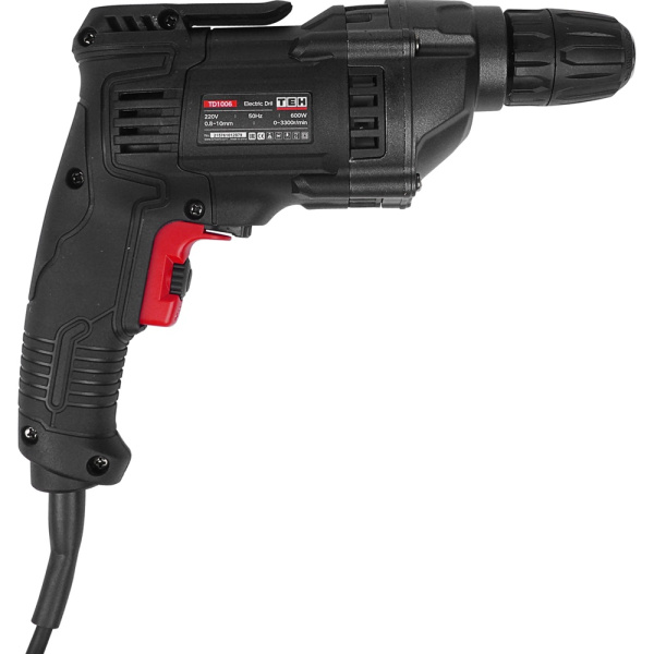Дрель безударная TEH TD1006 Мощность 600 Вт., быстрозажимной патрон 10 мм. 0-3300 об\мин. Мах даметр све в Челябинске