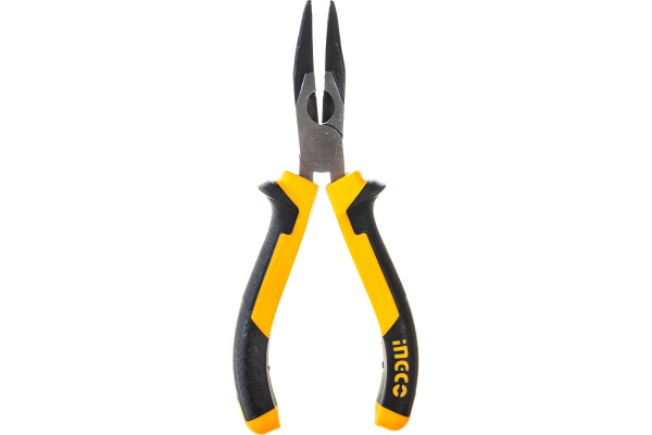 Тонкогубцы изогнутые  INGCO INDUSTRIAL 160 мм HBNP28168 в Екатеринбурге 