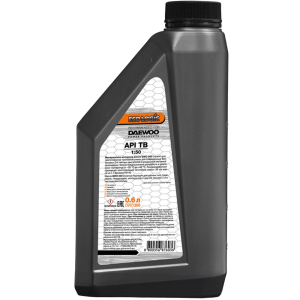 Масло ECOLOGIC для 2-х тактных двигателей, 0,6л. DWO 200 в Челябинске