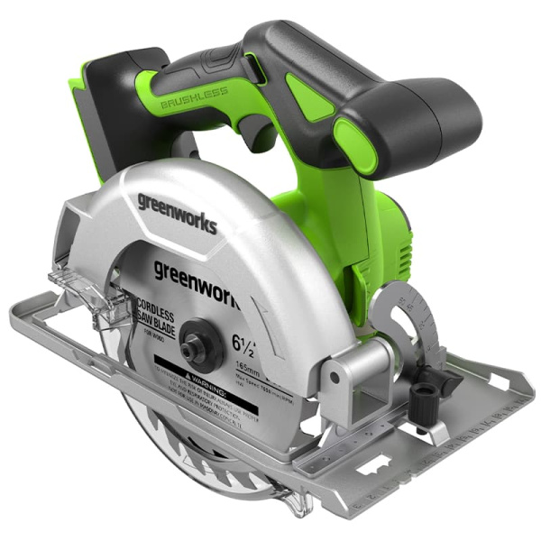 Пила циркулярная Greenworks  GD24CS165  1501607 в Челябинске