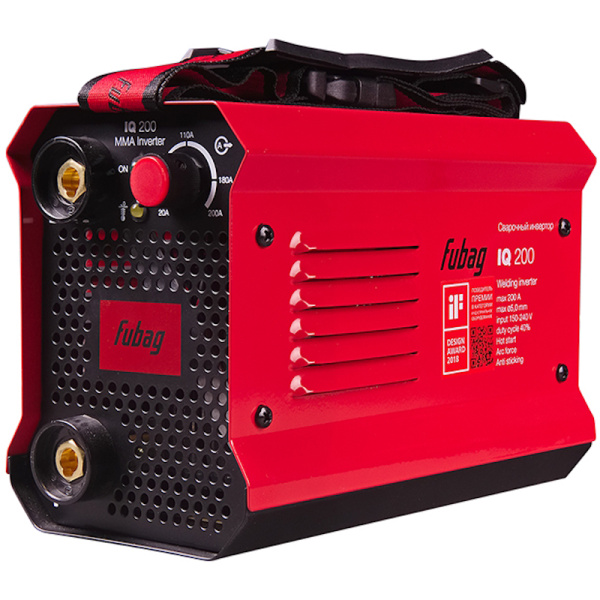 Сварочный апп. инвертор "Fubag IQ 200" (220В,5-200А.D=1,6-5,0mm 4,9кг,бытовой) в Челябинске