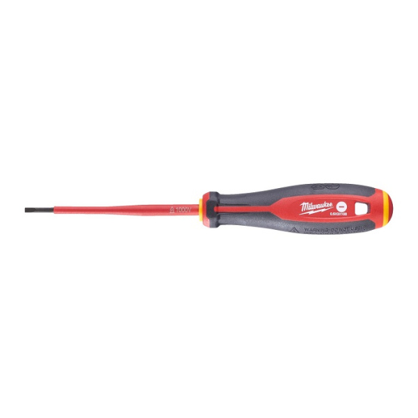 Отвертка трёхгранная изолированная Milwaukee VDE SL 0.5х3х100 4932478713