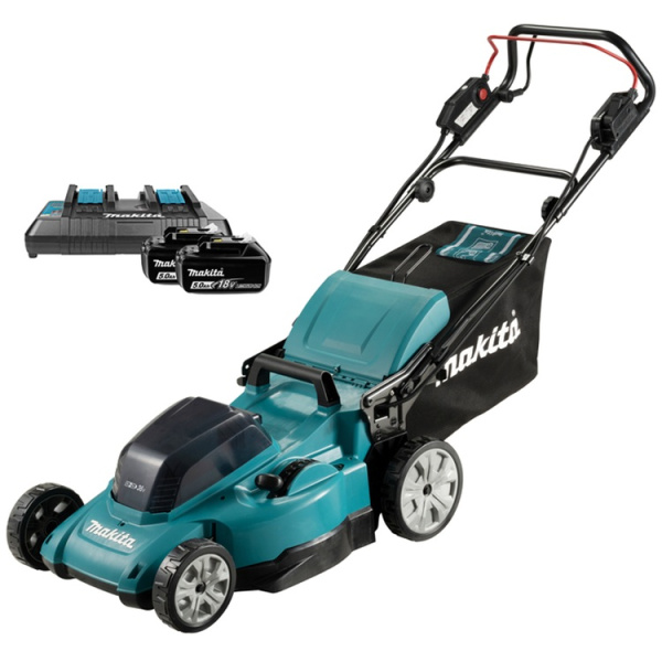 Газонокосилка колесная аккумуляторная "MAKITA"  DLM481CT2 (18+18.36В) в Челябинске