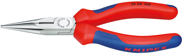 Плоскогубцы KNIPEX полукруглые с режущими кромками радиомонтажные KN-2502160 в Екатеринбурге 