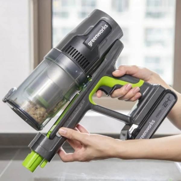 Пылесос вертикальный аккумуляторный Greenworks G24SVK4 4700607UB в Челябинске