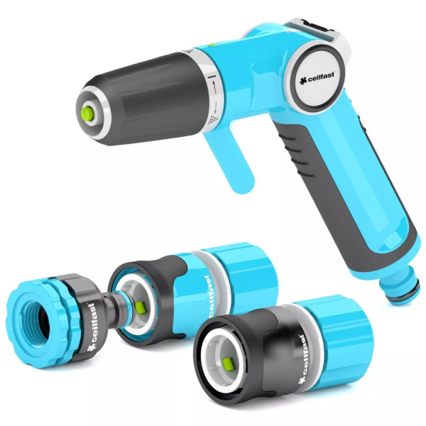 Комплект с оросителем прямым пистолетным ERGO 1/2 53-520 CELLFAST в Челябинске 