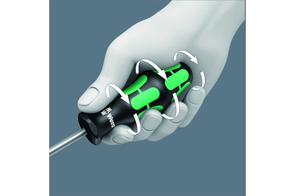 Отвертка Wera Kraftform Plus SL3,0х0,5х80мм WE-110001 в Челябинске 